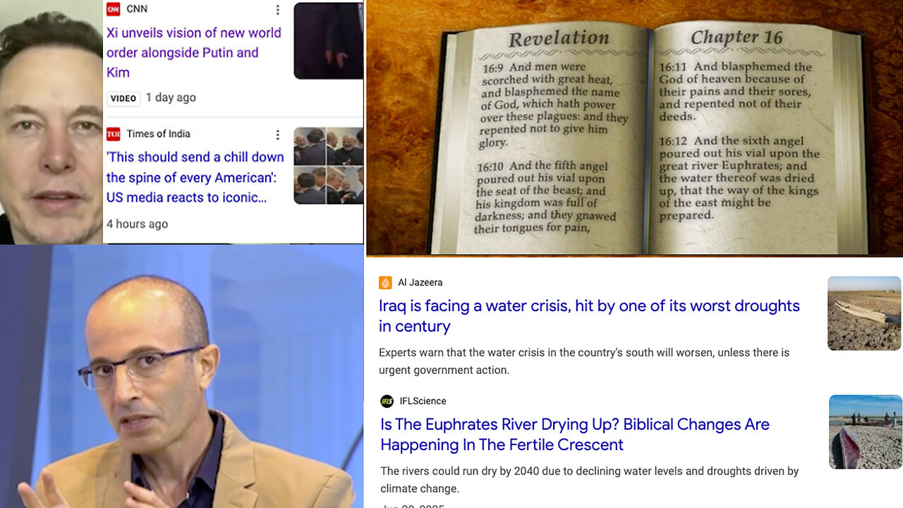 The Euphrates River | Euphrates River Drying Up? China & Russia Teaming Up? Is the Beast Technology Showing Up? Are Nations Gathering Against Israel? Did the False Prophet Show Up? Revelation 16:12-14 Happening Now?