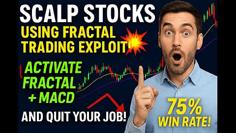 SCALP STOCKS USING FRACTAL TRADING EXPLOIT! 💥 Activate Fractal + MACD And Quit Your Job 75% Win Rate