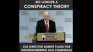 🚨⚡️🇺🇸 CIA Director Admits Geoengineering aka Chemtrails🔺▪️Toxic Metals, Parasites into our Air & Soil