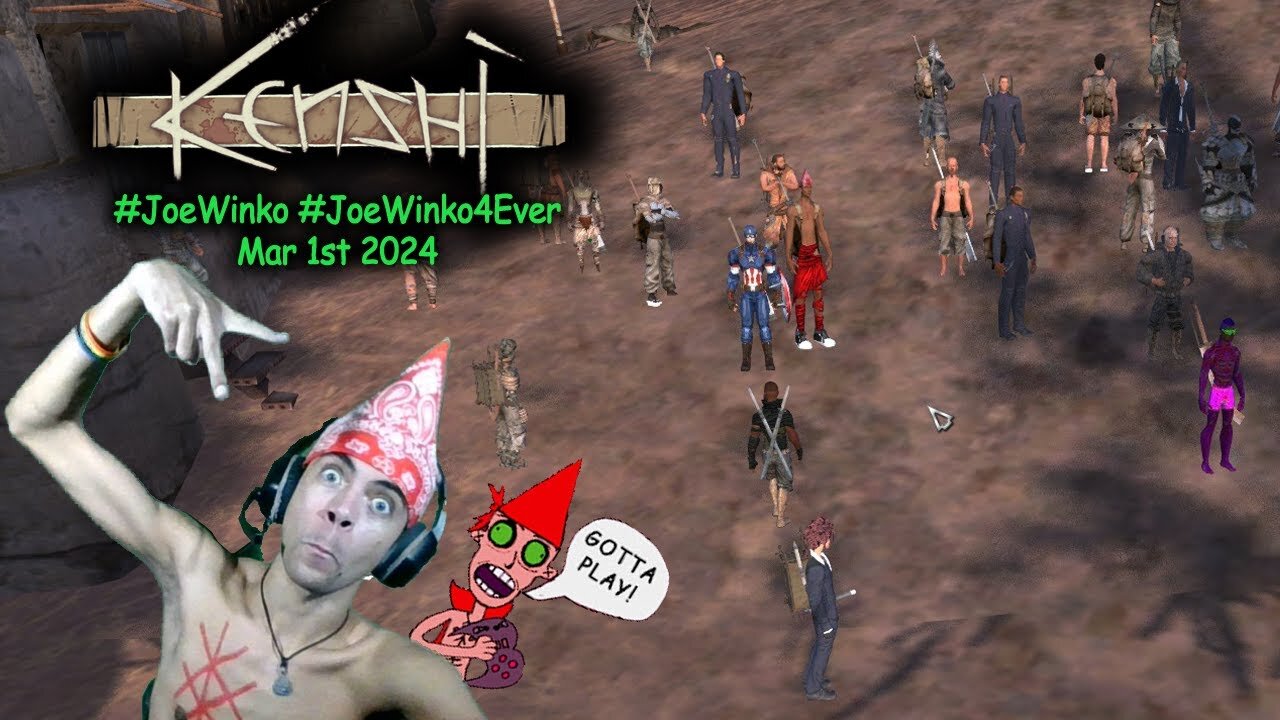 New Squad Mates - Kenshi Gaming Livestream (Mar 1st 2024) - Joe Winko