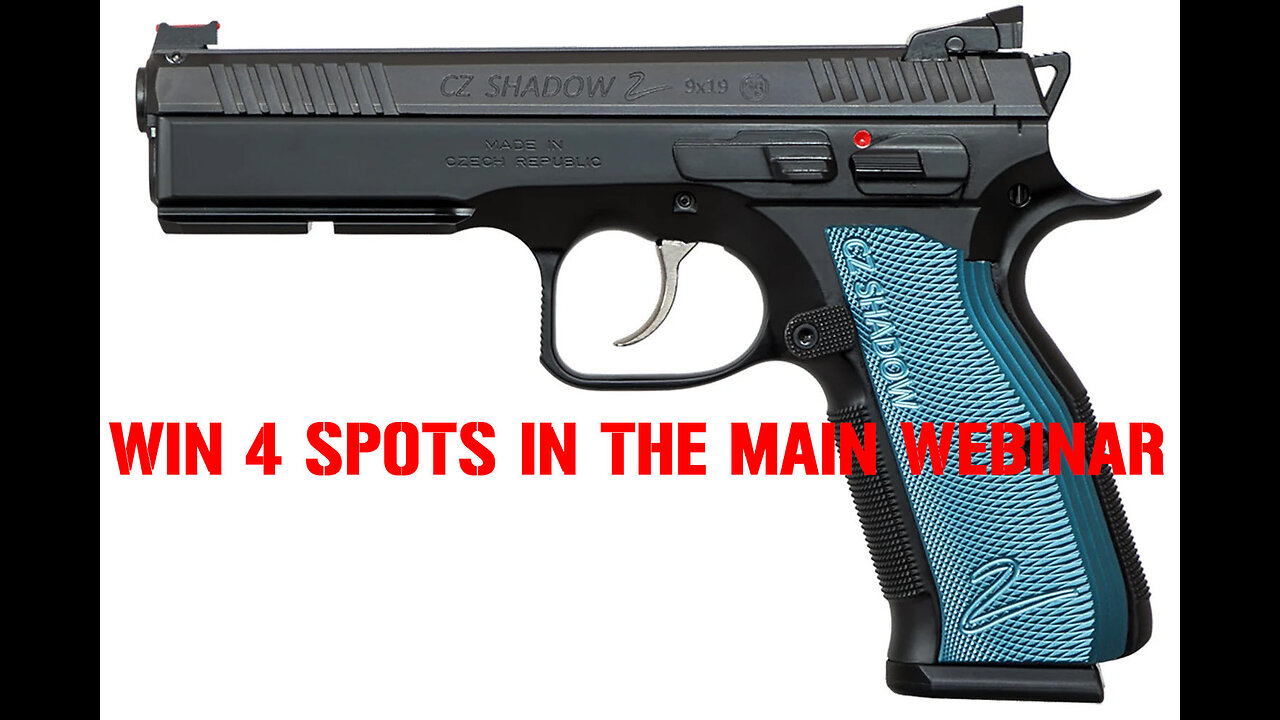 CZ-USA Shadow2 MINI #3 FOR 4 SEATS IN THE MAIN WEBINAR