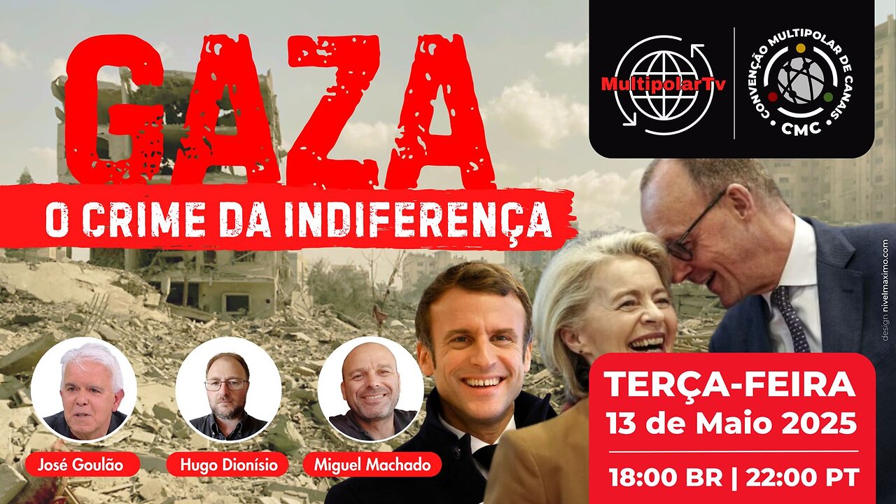 GAZA: O CRIME DA INDIFERENÇA!