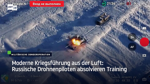 Moderne Kriegsführung aus der Luft: Russische Drohnenpiloten absolvieren Training