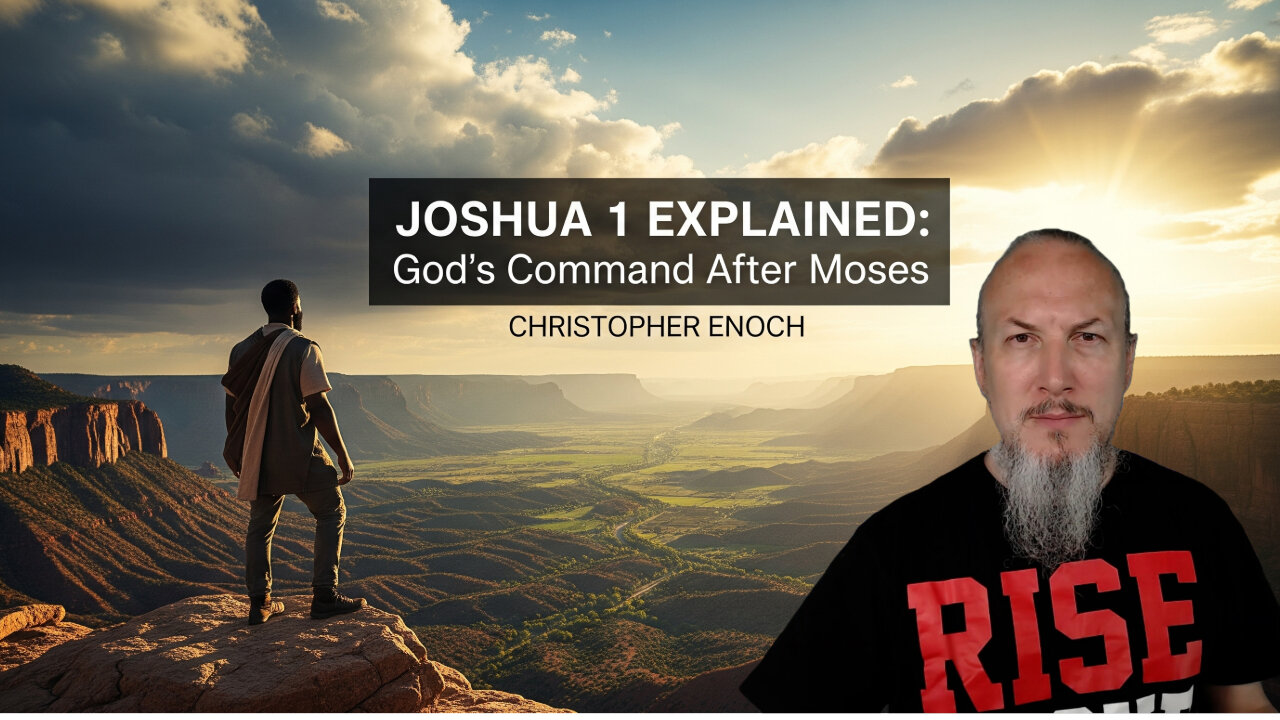 Joshua 1 EXPLAINED: God's Command After Moses | In-Depth Bible Study with Christopher Enoch