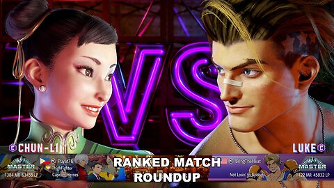 Kuya Kalbo SF6 Ranked Match Roundup. Chun Li Master Rank [Hori Fight Stick]