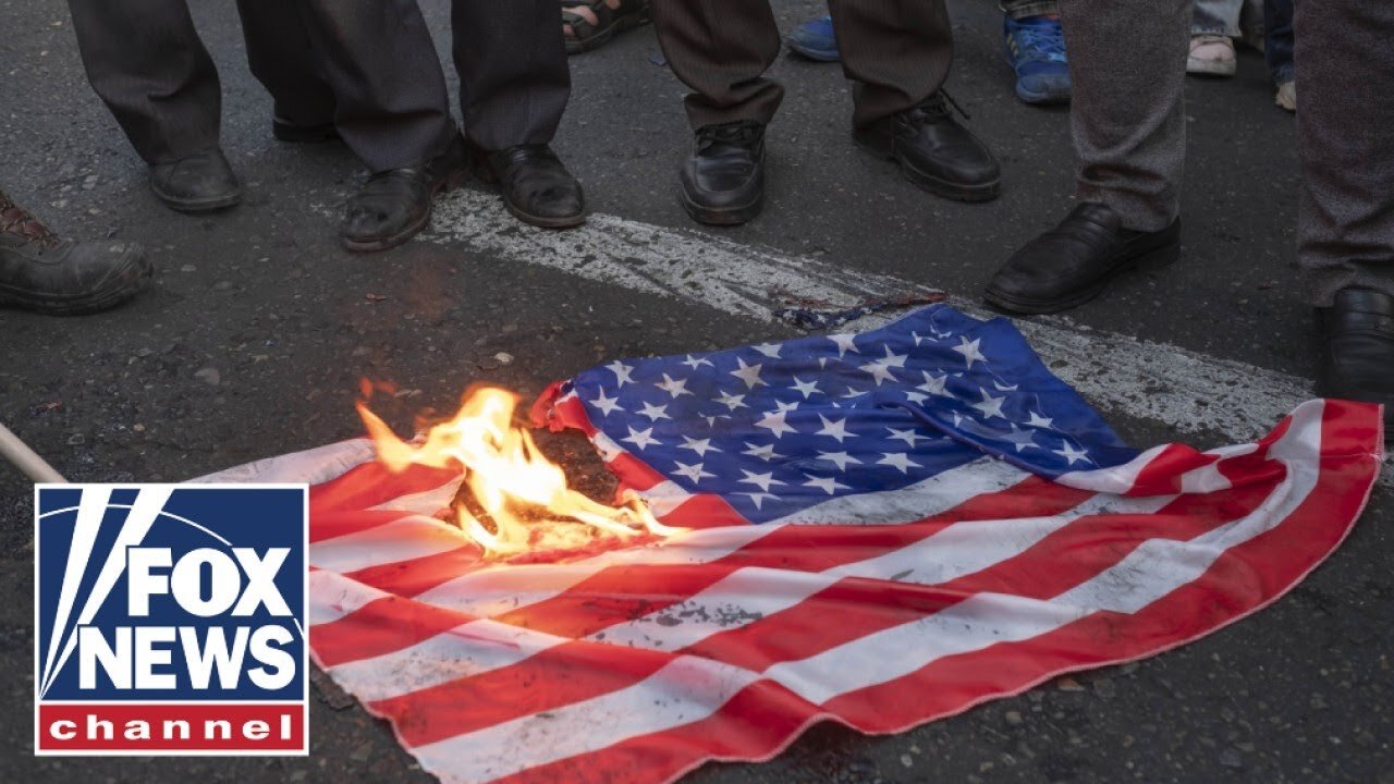 ‘DISGUSTING’: GOP lawmaker slams anti-Trump activists for burning US flags on July 4