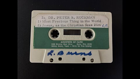 JESUS, As The Christian Sees Him - Dr. Ruckman 1968