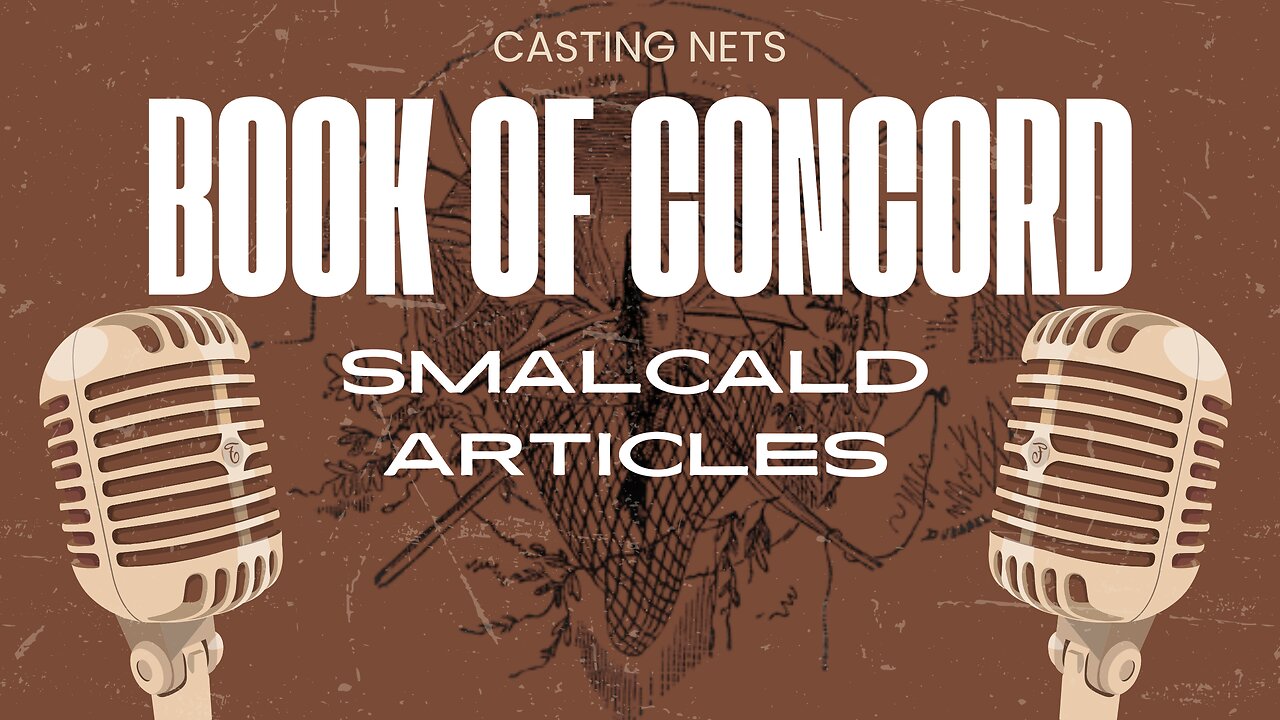 The only sin Lutherans take seriously. Smalcald Articles (Part 3, Article 1-4)