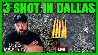 3 SHOT OUTSIDE OF DALLAS ICE DETENTION CENTER | LOUD MAJORITY 9.24.25 3PM