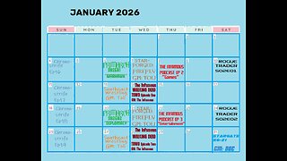 JANUARY 2026 CALENDAR