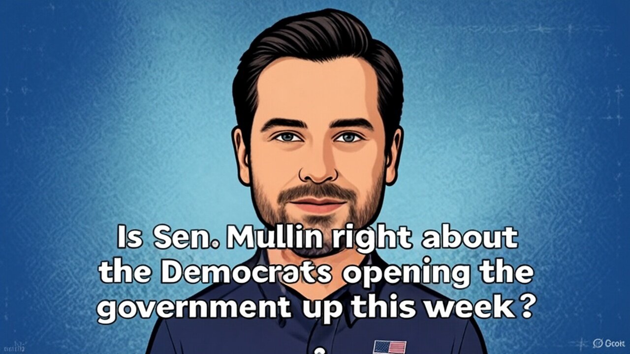 Is Sen. Mullin right about the Democrats opening the government up this week? - AC Daily Show 591