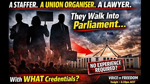 Voice of Freedom Feb 12. X Poli Staffer, X Union Rep & X Lawyer walk into a Parliament