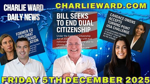 CHARLIE WARD DAILY NEWS WITH CHARLIE WARD & PAUL BROOKER FRIDAY 5TH DEC 2025 #breakingnews #daily