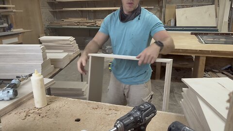 Building some box drawers at work