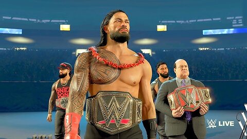 WWE GAMEPLAY !!! FOR TRIBLE CHIEF TITLE MATCH