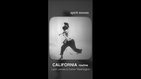 California Lindy Routine 🎙 Leon James & Esther Washington . 4k