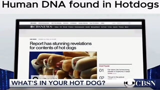 Human DNA being found in American Hotdogs