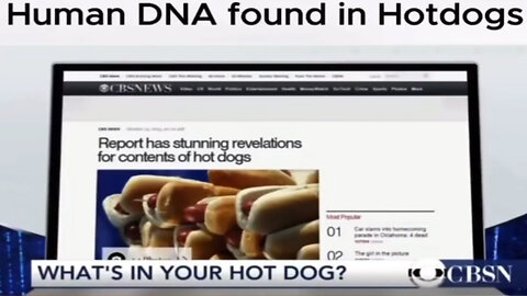 Human DNA being found in American Hotdogs