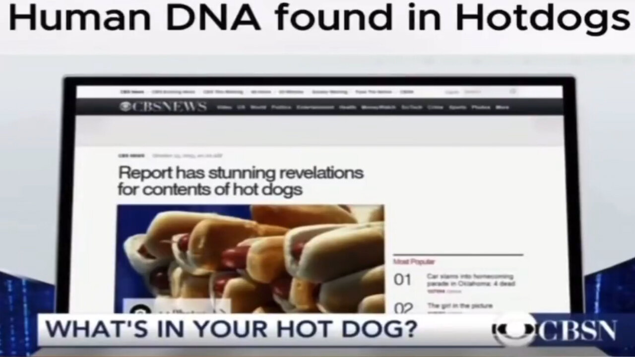Human DNA being found in American Hotdogs