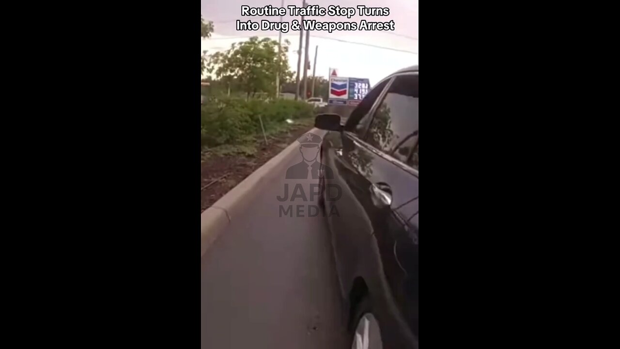 Routine Traffic Stop Turns Wild—Drugs Found, Weapon Reached, Both Arrested #trafficstop #japd