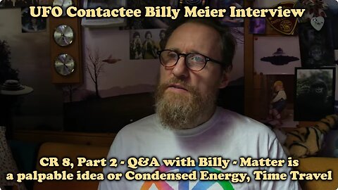 UFO Contactee Billy Meier Interview - CR 8,part 2 - Matter is a palpable idea or Energy, Time Travel
