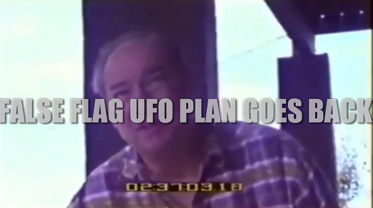 🔥🔥🔥🔥 The false flag UFO agenda goes way back