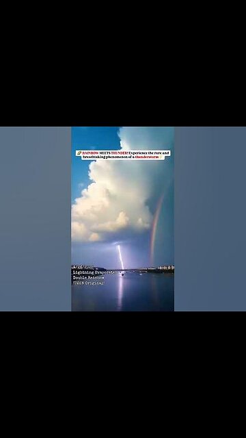 Thunderstorm from Rainbow ⛈️🌈