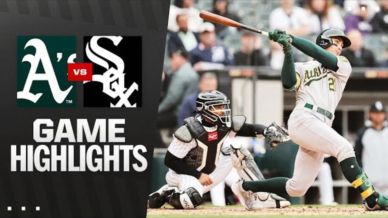 A's vs. White Sox Game Highlights (4/17/25) | MLB Highlights
