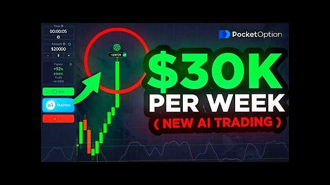 $30,000 PER WEEK WITH AI TRADING BOT ON POCKET OPTION | POCKET OPTION BOT | BINARY OPTION STRATEGY