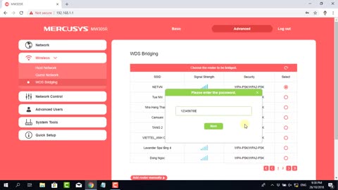 How to connect 2 router without LAN cable - Mercusys MW305R NETVN