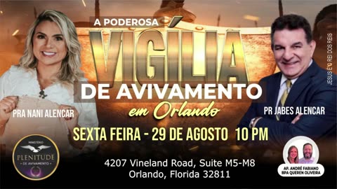 A PODEROSA VIGILIA DO AVIVAMENTO EM ORLANDO COM JABES ALENCAR!!!!