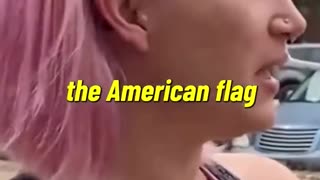 Liberal says if you have an American flag you are a bigot and racist