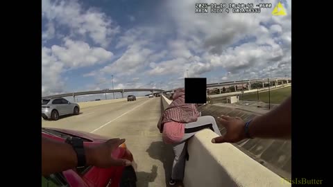 Fort Bend County deputy rescues woman in crisis on Grand Parkway overpass