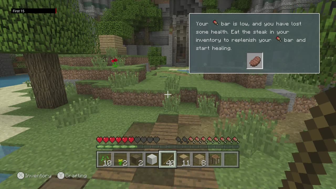 The First 15 Minutes of Minecraft: Wii U Edition (Wii U)