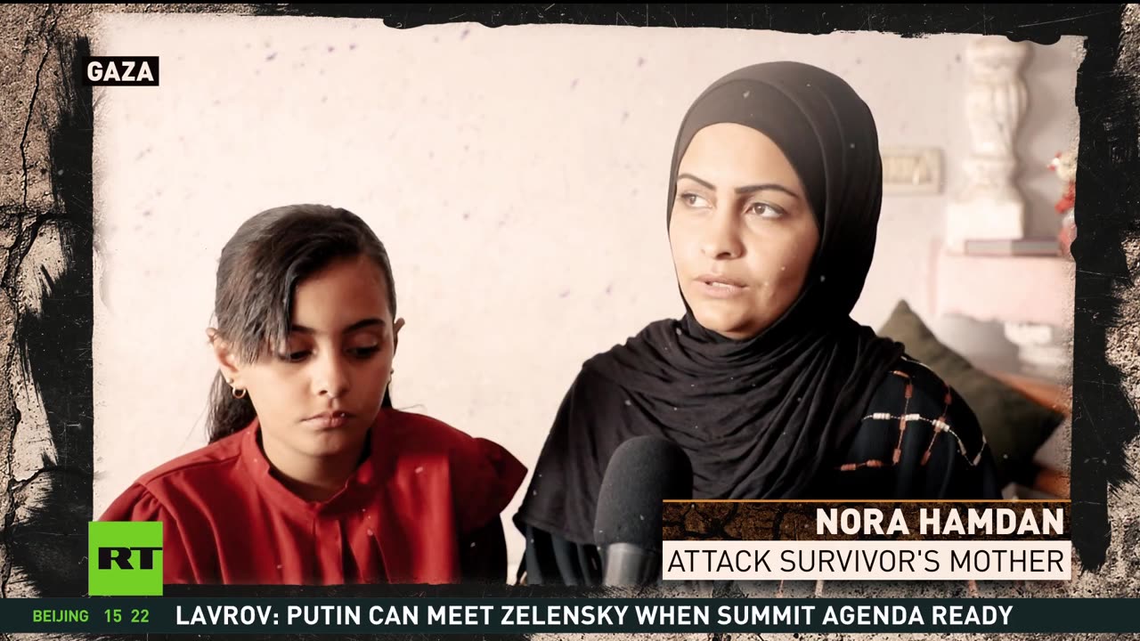 9-year-old Ghina survives 3 days under rubble in Gaza after Israeli strike