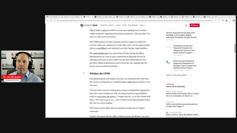 CFPB 'deluged' with comments on Open Banking!