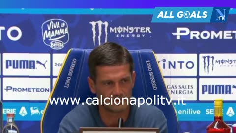 Parma-Napoli 0-0 18/5/25 conferenza stampa Cristian Chivu