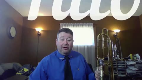 Trying out a used Trumpet