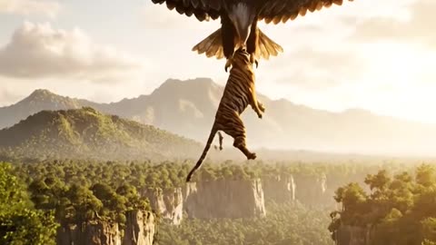 When the eagle carried the cheetah away