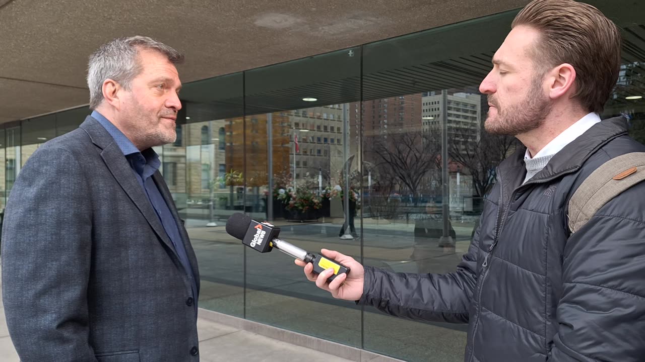 2025-03-27 Global news interview with A Better Calgary Party Roy Beyer