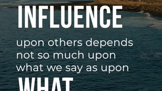 OUR INFLUENCE