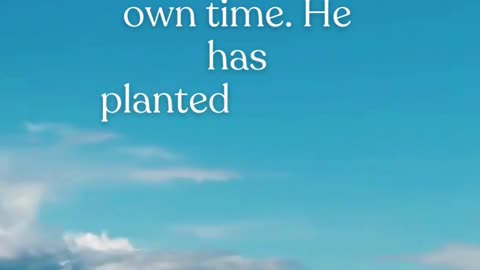 Ecclesiastes 3:11