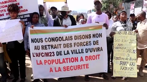 Hundreds march in Bukavu calling for peace in eastern Congo