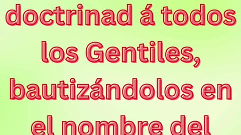«La Gran Comisión» Mateo 28:19,20 #shorts #youtube #ytshorts #youtubeshorts #yt #shortvideo #love