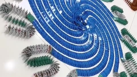 Perfect Art Using 8000 Playing Cards