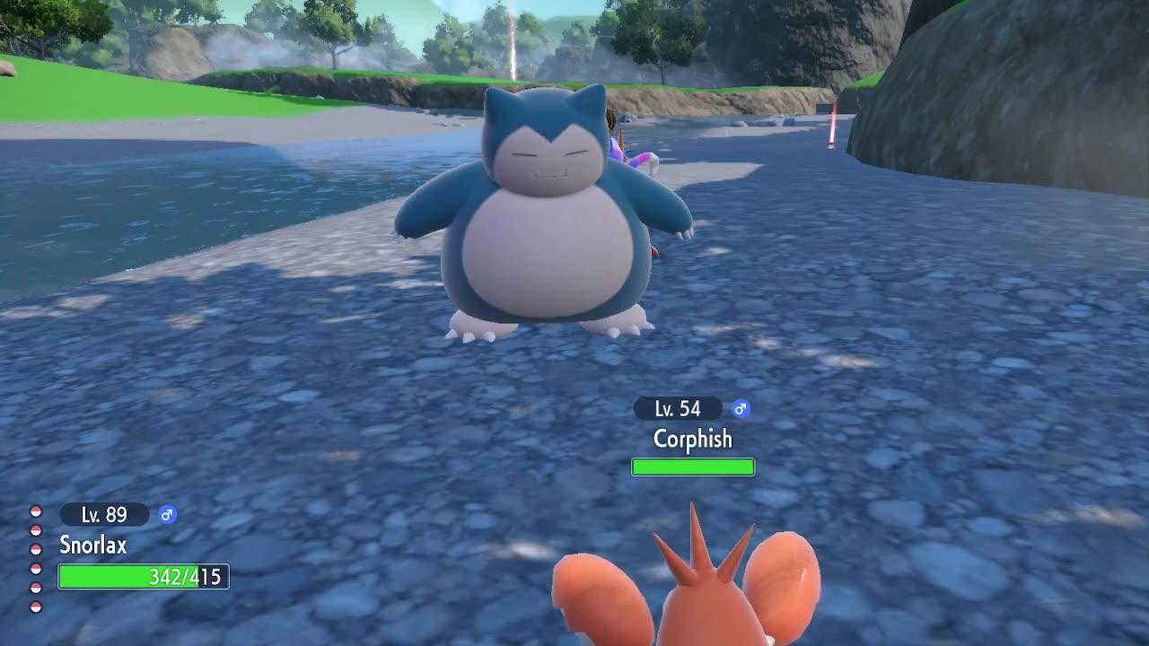 Pokémon Scarlet: Snorlax gameplay
