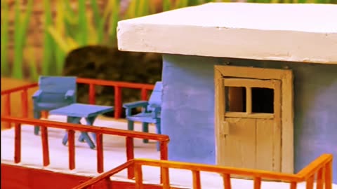DIY Waterfall Tiny House 🌊🏡 | Miniature Dream Build