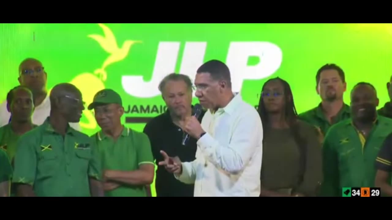 Prime Minister Andrew Holness delivers his triumphant winning speech in Jamaica’s 2025 Election