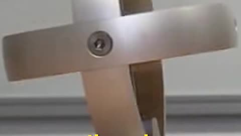 Gyroscope that refuses to fall → #Physics #Curious