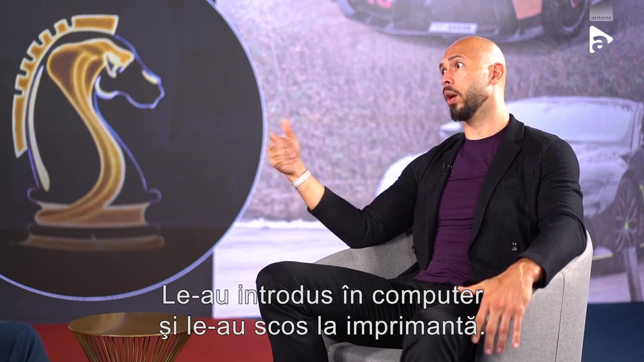 Andrew Tate Interview with Mircea Badea | Antena 3 in Romania